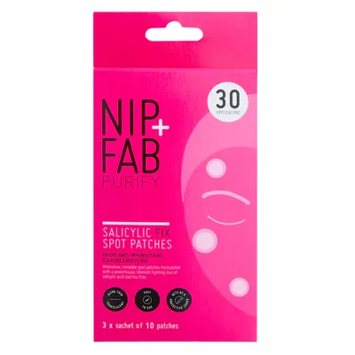 Plasturi pentru cosuri Salicylic Fix, 30 bucati, NIP+FAB