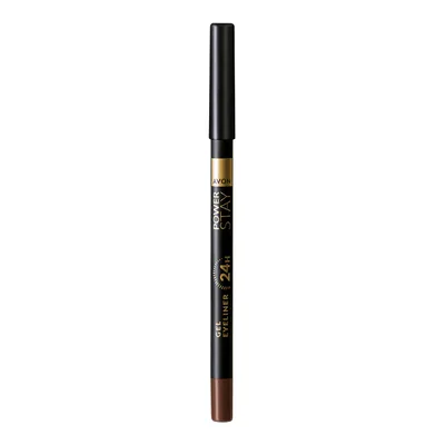 Creion gel pentru contur ochi Power Stay 24h Chocolate Brown, 1.2g, Avon