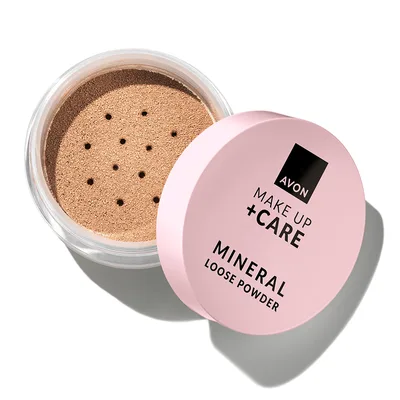 Pudra minerala Make-Up + Care Light Medium 6g, Avon