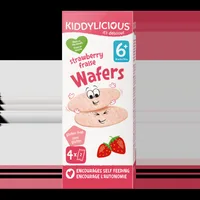 Napolitane din orez cu capsuni +6 luni, 16g, Kiddylicious