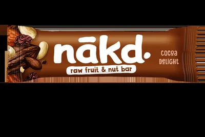 Baton cu cacao raw vegan, 35g, Nakd