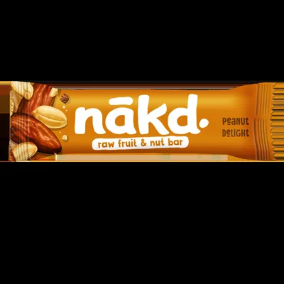 Baton cu arahide raw vegan, 35g, Nakd