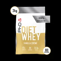 Pudra proteica cu aroma de vanilie Diet Whey, 2kg, PhD