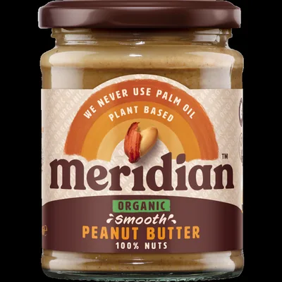 Crema de arahide bio, 280g, Meridian