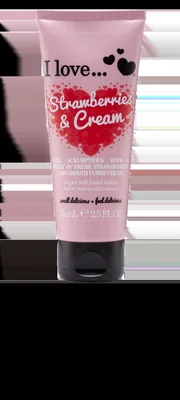 Crema de maini Strawberry Cream, 75ml, I Love Cosmetics