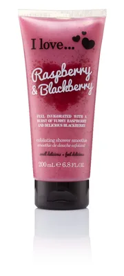 Scrub de corp Raspberry Blackberry, 200ml, I Love Cosmetics