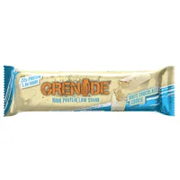 Baton proteic cu ciocolata alba White Chocolate Cookie, 60g, Grenade