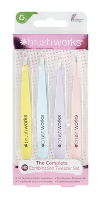Set 4 tipuri de pensete Mix, 1 bucata, Brushworks
