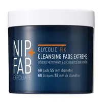 Dischete pentru curatarea fetei Glycolic Fix Extreme, 60 bucati, NIP+FAB