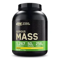 Gainer pudra proteica proteine din zer 100% Serious Mass Banane, 2.73kg, Optimum Nutrition