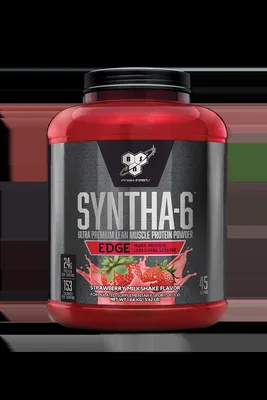 Pudra proteica proteine din zer izolat proteic BSN Syntha 6 EDGE Capsuni, 1.78kg, BSN