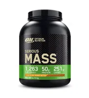 Gainer pudra proteica proteine din zer 100% Serious Mass Ciocolata si unt de arahide 2.73kg, Optimum Nutrition