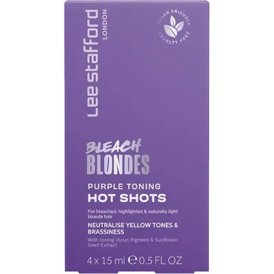 Balsam nuantator Bleach Blondes Purple Toning, 4x15ml, Lee Stafford