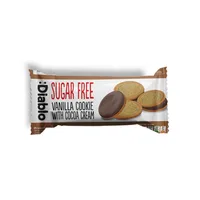 Biscuiti cu vanilie fara zahar cu umplutura de ciocolata, 176g, Diablo