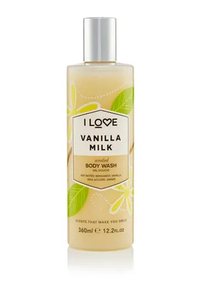 Gel de dus Vanilla Milk Signature, 360ml, I Love Cosmetics
