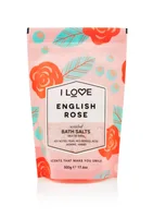Sare de baie English Rose Signature, 500g, I Love Cosmetics