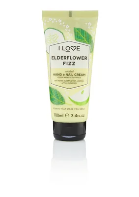 Crema de maini si unghii Elderflower Fizz, 100ml, I Love Cosmetics