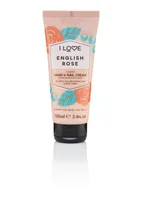 Crema de maini si unghii English Rose, 100ml, I Love Cosmetics