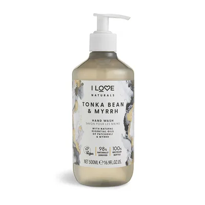 Sapun lichid Tonka Bean Myrrh Naturals, 500ml, I Love Cosmetics