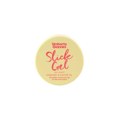 Gel pentru netezirea parului cu ulei de Rozmarin si Ricin Slick Gel Strong Curls, 50ml, Umberto Giannini