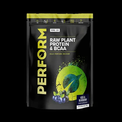 Proteine vegetale si BCAA cu aroma de Acai si Afine Perform, 988g, Vivo