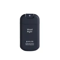 Gel igienizant pentru maini cu note de lemn de cedru Wood Night, 30ml, Haan