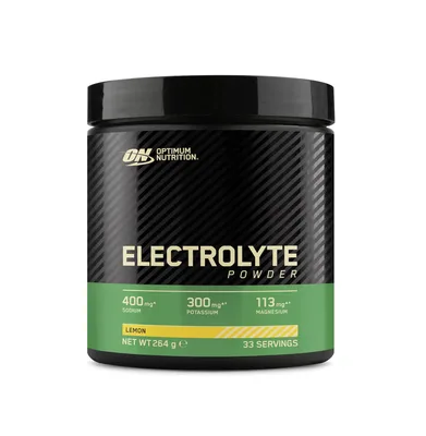 Electroliti + Magneziu Potasiu Calciu si Sodiu cu aroma de lamaie, 264g, Optimum Nutrition