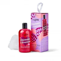 Set gel de dus + burete Raspberry Blackberry Originals, 1 bucata, I Love Cosmetics