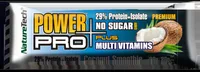 Baton energizant cu aroma de cocos Power Pro Plus, 80g, Nature Tech