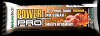 Baton energizant cu aroma de caramel Power Pro Plus, 80g, Nature Tech