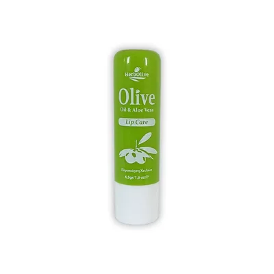 Balsam de buze cu ulei de masline si aloe vera, 4.5g, Herbolive