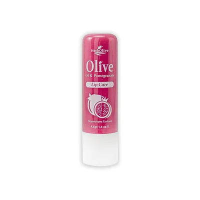 Balsam de buze cu ulei de masline si aroma de rodie, 4.5g, Herbolive