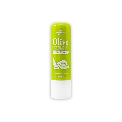 Balsam de buze cu ulei de masline si aroma de avocado, 4.5g, Herbolive