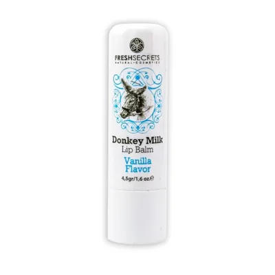 Balsam de buze cu lapte de magarita si vanilie, 4.5g, Fresh Secrets