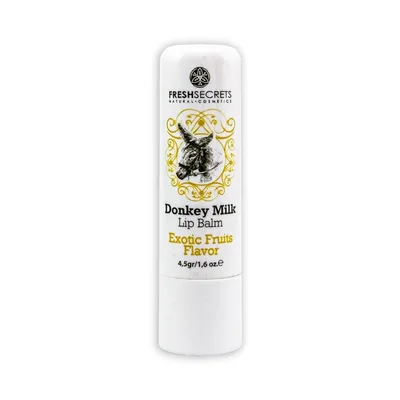 Balsam de buze cu lapte de magarita si fructe exotice SPF30, 4.5g, Fresh Secrets
