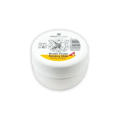 Unt de corp cu lapte de magarita si extract de fructe exotice, 60ml, Fresh Secrets
