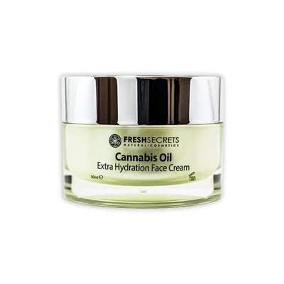 Crema de fata extra-hidratanta cu ulei de canabis, 50ml, Fresh Secrets