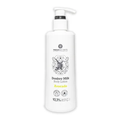 Lotiune de corp cu lapte de magarita si ulei de avocado, 200ml, Fresh Secrets