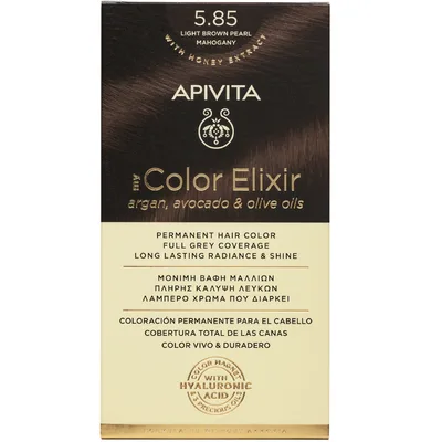 Vopsea de par My Color Elixir N5.35, Apivita