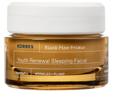 Crema de noapte Black Pine Primus, 40ml, Korres