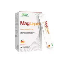 MagLiquid citrat de magneziu 815mg, 20 plicuri, Agetis