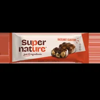 Ciocolata cu alune de padure intregi Bio, 34g, Super Nature
