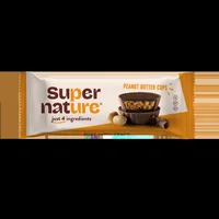 Cupe de ciocolata cu unt de arahide Bio, 40g, Super Nature