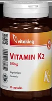 Vitamina K2 naturala 100μg, 30 capsule, Vitaking