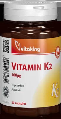 Vitamina K2 naturala 100μg, 30 capsule, Vitaking