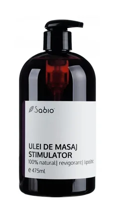Ulei de masaj stimulator, 236ml, Sabio