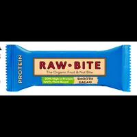 Baton fara gluten si fara zahar cu cacao fina bio Smooth Cacao, 45g, Raw Bite