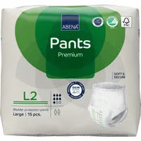 Scutece chilot pentru persoane active L2 100-140 cm Pants Premium cu absorbtie 1900ml, 15 bucati, Abena
