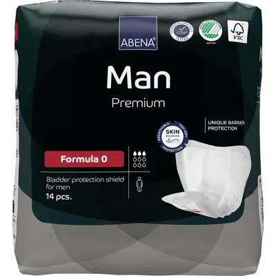 Absorbante masculine Premium Man Formula 2 cu absorbtie 700ml, 15 bucati, Abena