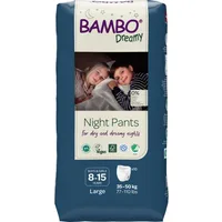 Scutece chilot pentru copii Dreamy Night Pants 4-7 ani pentru 15-35kg, 10 bucati, Bambo Nature